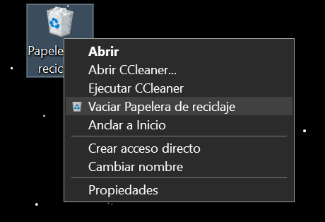Eliminar archivos temporales en Windows 10