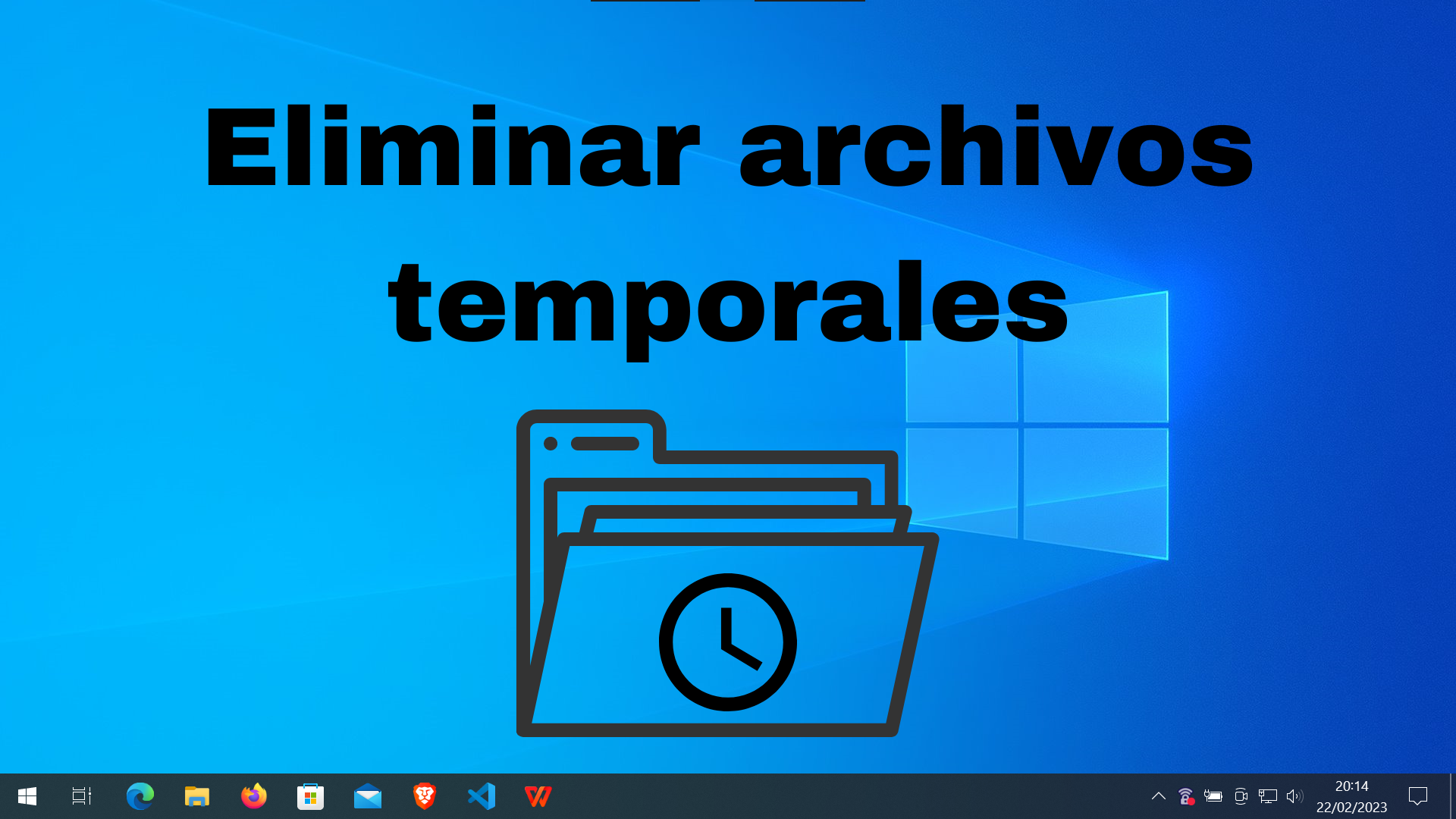 Eliminar archivos temporales en Windows 10