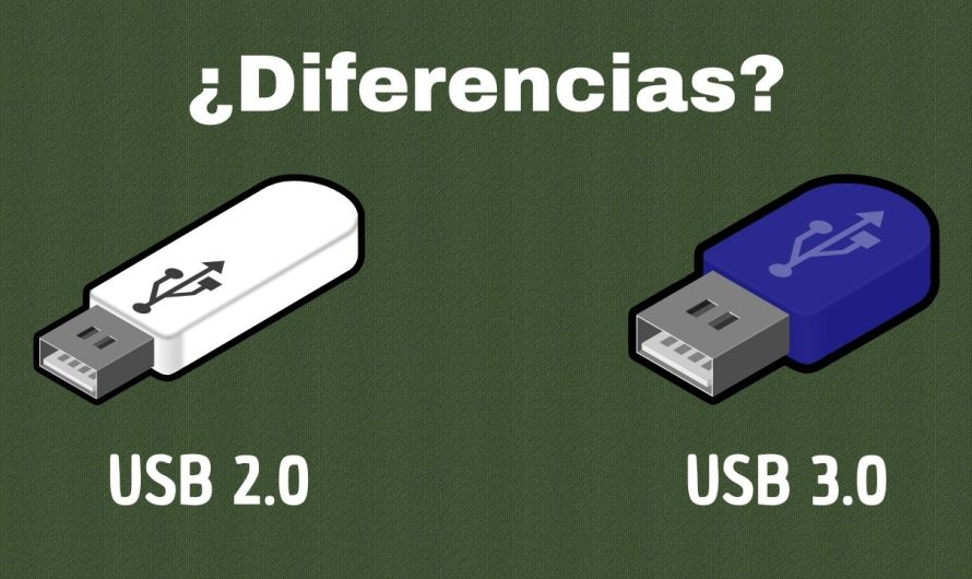 Estas son las diferencias de USB 2.0 y 3.0