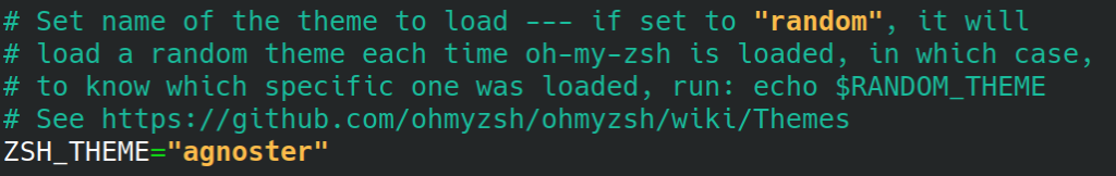 Oh My Zsh Themes