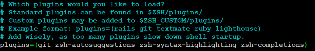 Oh My Zsh Plugins